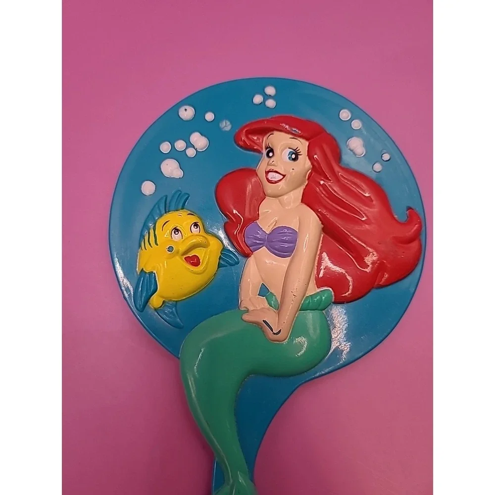 Vintage Little Mermaid 90s Lot Soap‎ Dish Holder And Mirror